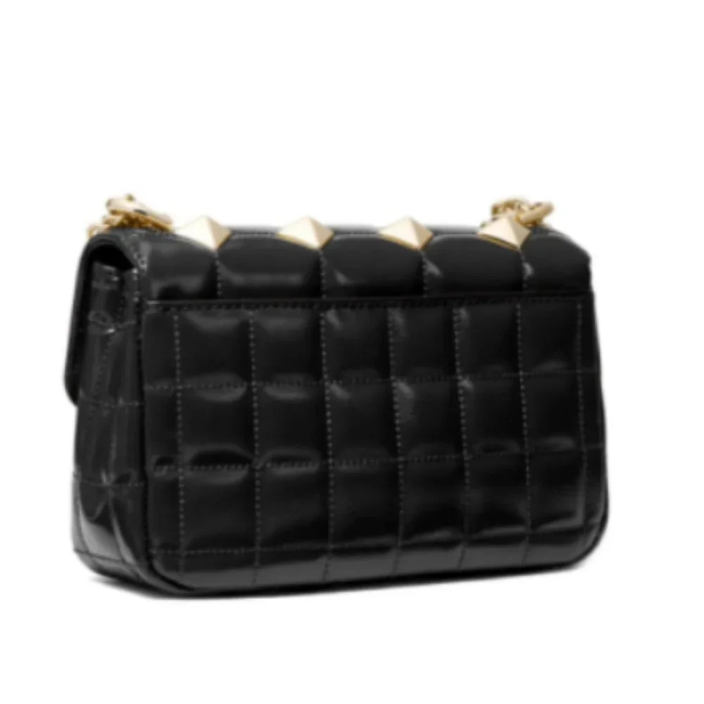 MICHAEL KORS SoHo Small Studded Quilted Leather Shoulder Bag MSRP$458